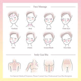 Natural Rose Quartz Face Roller and Gua Sha Massage Set