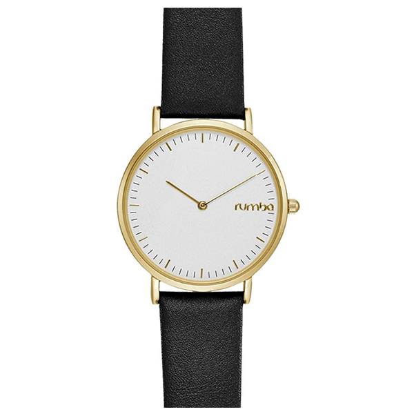 RumbaTime-Watches-Soho Leather Watch - Black