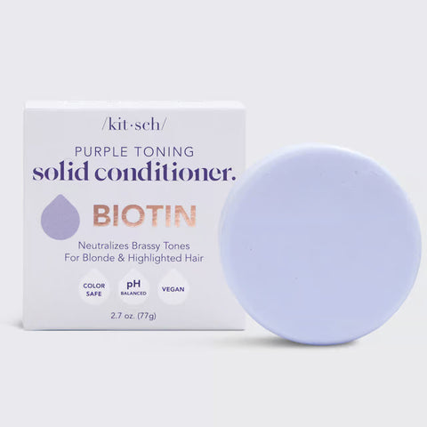 Purple Conditioner Bar with Biotin for Toning