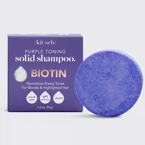 Purple Shampoo Bar with Biotin for Toning
