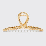 Kitsch Metal Rope Claw Clip 1pc - Gold