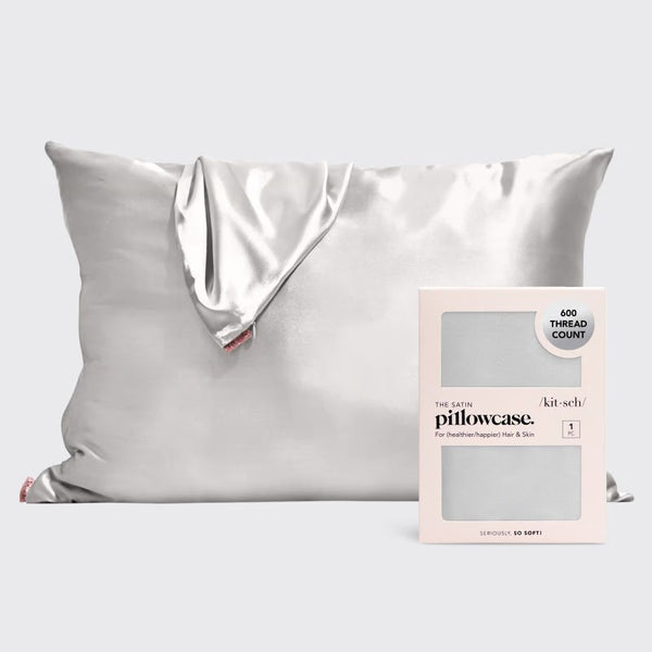 Satin Sleep Pillowcase - Silver