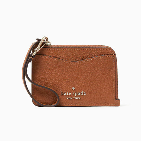 Kate Spade Leila Small Cardholder Wristlet - Warm Gingerbread