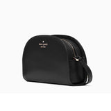 Perry Leather Dome Crossbody - Black