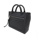 Rebecca Minkoff-Handbags-Avery Mini Leather Top Handle, Crossbody Black