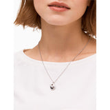 Kate Spade Spot The Spade Pave Charm Pendant Necklace．Silver