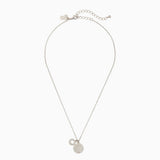 Kate Spade Spot The Spade Pave Charm Pendant Necklace．Silver