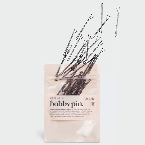 Essentials Bobby Pins 45pc - Black