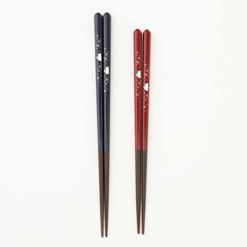Japan Wakasa Sakura & Rabbit Chopsticks