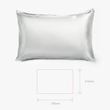 22 Momme Mulberry Silk Sleep Gift Set (Silk Eye Mask & Silk Pillowcase)・Silver