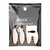 Oval Creaseless Clips - Rose Gold
