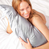 SoldSimple-US-Beauty-Satin Pillowcase・Silver