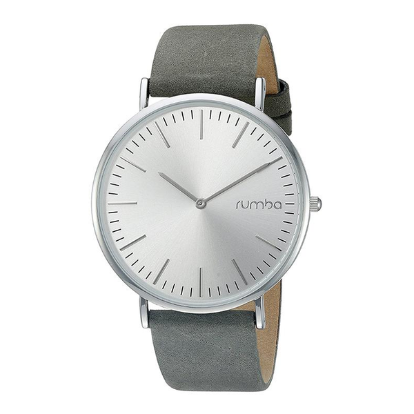 RumbaTime-Watches-Soho Suede Watch - Pewter